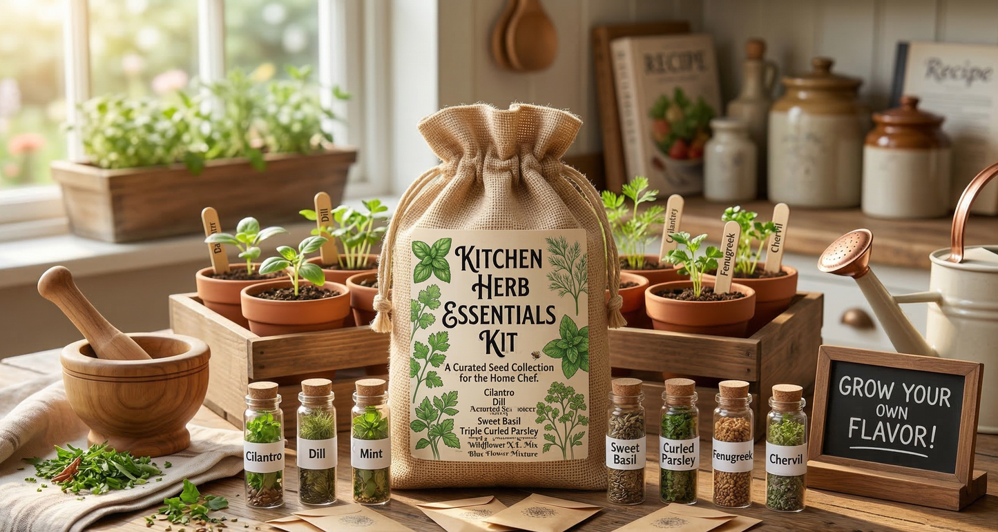 Kitchen Herb Essentials Kit