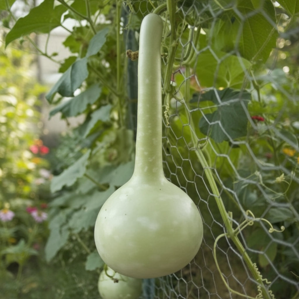 Dipper Gourd Seeds – Heirloom Hard-Shell Craft Gourd