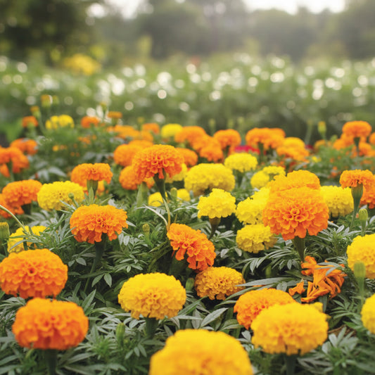 Crackerjack Mixed Marigold Seeds – Heirloom Giant Floral Favorite