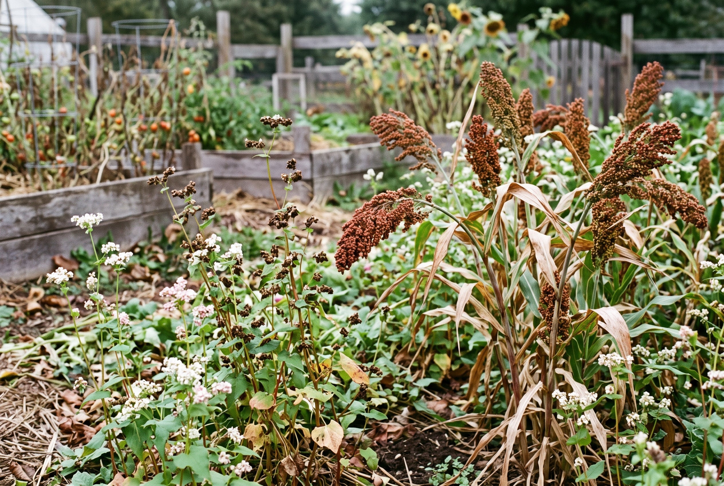 buckwheat and sorghum