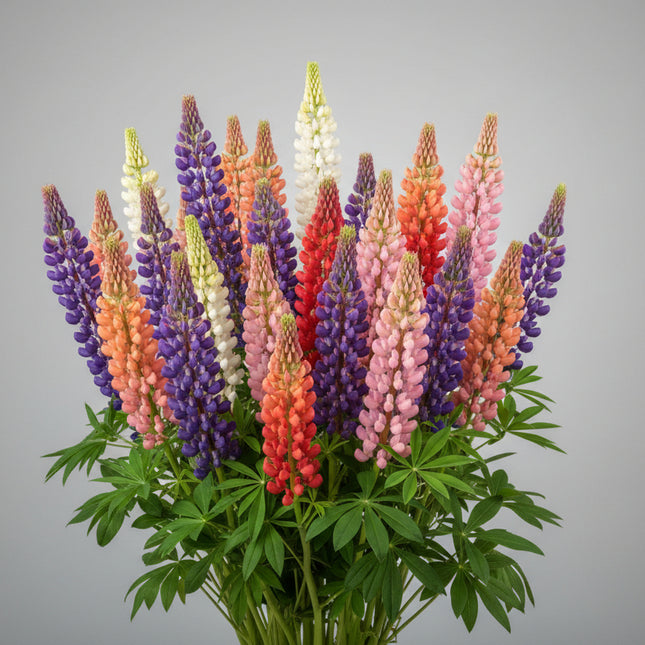 Lupine Russell Mixture Seeds – Heirloom Bold Multicolored Perennial Classic